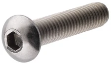 The Hillman Group 44002 10-32 x 1-Inch Button Socket Cap Screw, Stainless Steel,