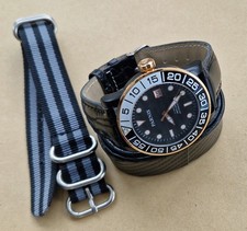 Parnis,Corgeut Automatikuhr Saphireglas Miyota Uhrwerk 10 Atm Neuwertig 2 Bänder