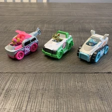 3 Paw Patrol Die Cast The Movie Cars Vehicles Set Of 3 Cars Exclusives