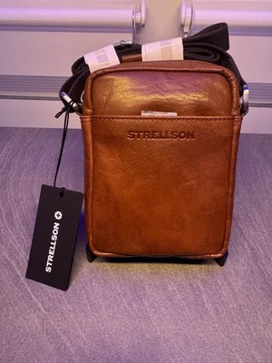 Strellson Kenley Marcus Herren Umhängetasche, Neu, Leder