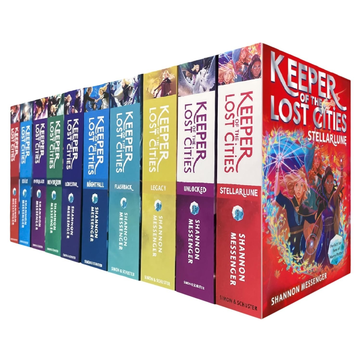 Keeper of the Lost Cities Series 10 Collection Books Set by Shannon Messenger