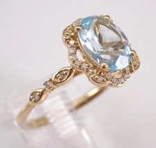 2Ct Pear Lab Created Blue Topaz Halo Engagement Ring 14K Yellow Gold Plated