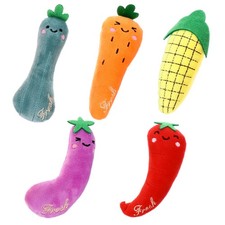  5 Pcs Jouet Mordre Chat Mâcher De Compagnie Mignon En Peluche Pour