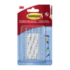Command  Befestigungsclips Transparent mit St...