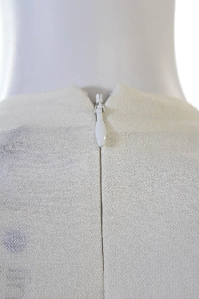 Mono Marchesa Voyage para mujer de algodón con pompones y detalle de encaje blanco talla 6 Foto 4 de 4