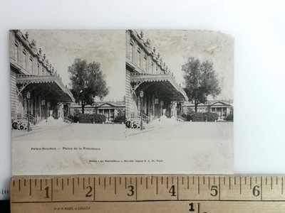 Palais Bourbon Palais de la Présidence Stereoview Le Merveilleux 1905 France