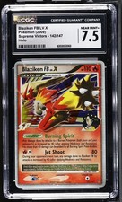 CGC 7.5 Blaziken FB LV.X 142/147 Supreme Victors Holo Pokemon Card