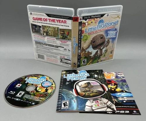 Little Big Planet - Game of the Year Edition (Sony PlayStation 3, 2009) CIB PS3