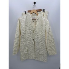 Terramine Ivory Suit Skirt Set Women Sz 20 Church MOB Wedding Holiday Formal