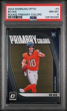 2024 PANINI DONRUSS OPTIC ROOKIE PRIMARY COLORS #4 BO NIX PSA 8