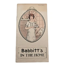 B T Babbitt's Lycons Lye Booklet In The Home Tips 