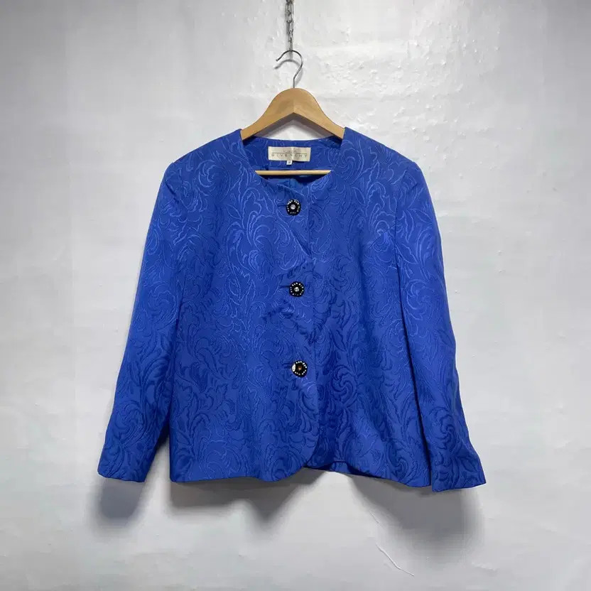 Givenchy 90s Glamour Blue Pattern Jacket - Lightly Used, France thumbnail 2