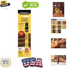 63487000 Wood Finish Stain Marker for Touch Ups, Dark Walnut, .33 fl oz
