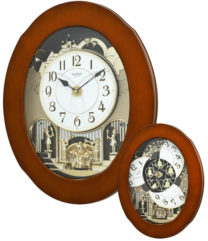 Relojes de Ritmo Gran Esencia Musical Animado Reloj de Pared 4MH449WU06 Foto 3 de 3