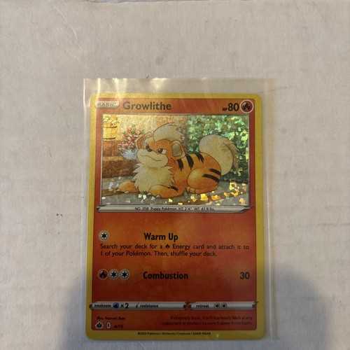 Pokemon Growlithe - 4/15 Promo McDonald's Promos 2022 004/015 NM