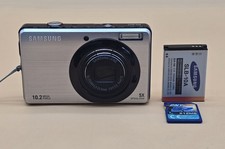 Samsung PL60 Digital Camera 10.2MP Silver. Tested, No Charging Cable.