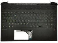 Echtes Hp Gaming 15-EC Palmrest Cover Tastatur Uk Schwarz Beleuchtet L72597-031