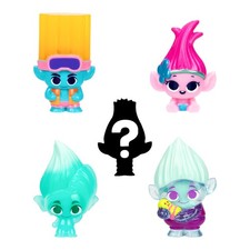 Trolls DreamWorks Fun Fair Surprise Mineez, 1.5" Collectible Figures Set of 6 