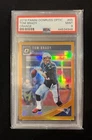 2018 Donruss Optic Tom Brady #65 Orange Prizm 53/199 PSA 9 Mint