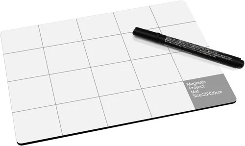 Magnetic Screw Mat Organizer Pad For Tool Electronics Repair 10x8 Inch Dry Erase - Picture 1 of 3