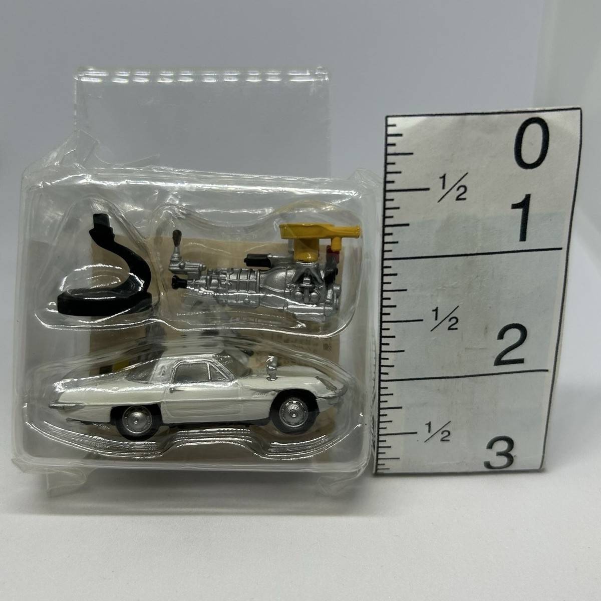 Mazda Cosmo Sport Miniature Model with Rotary Engine & Stand