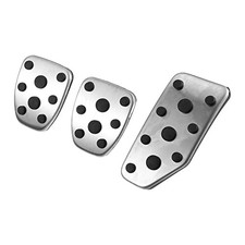 3pcs Brake Pedal Pad Gas Accelerator Pedal Cover Clutch Pedal Cover for