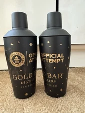 Guinness World Records 2025 Attempt - Gold Bar Distillery Cocktail Shaker (2x)