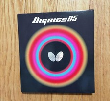 Butterfly Dignics 05 Table Tennis Rubber Red Thick Spin Speed 2 Months Used