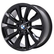 19 Bmw X6 Wheel Rim Factory Oem 86260 F 2015-2019 Gloss Black