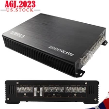 K-1500.4 2000 Watt RMS Power Class A/B Subwoofer Car Amplifier Audio Amp