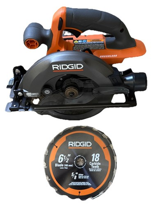 #ad #ad RIDGID R8656 18V SubCompact Brushless 6 1 2quot; Circular Saw Tool Only Open Box $45.99