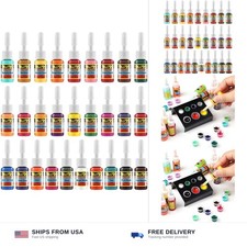 Solong Tattoo Ink Set 28 Colors Pigment Kit 1/6oz 5ml Tattoo Supply Ink for...