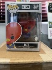 Funko Pop Tata #687 BT21 Line Friends Collectible Vinyl Figure with Protector