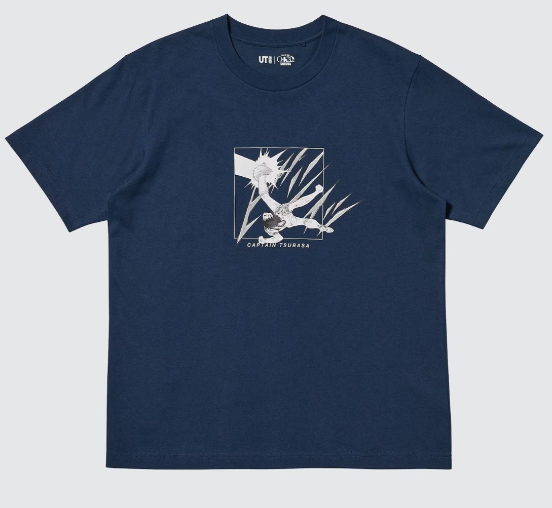 UNIQLO x Captain Tsubasa Oliver y Benji short-sleeve T-shirt NEW