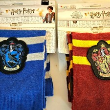 Disguise Harry Potter Wizarding World Gryffindor and Ravenclaw Knit Scarves