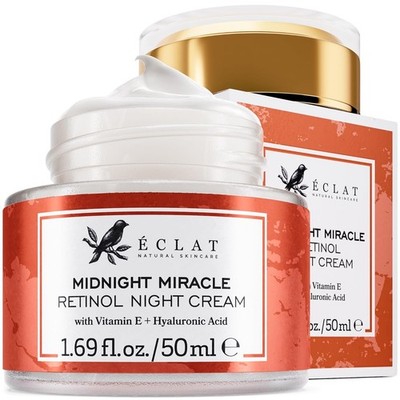 Eclat Skincare Retinol 1.7 Fl Oz (Pack of 1), Renewing Night Cream