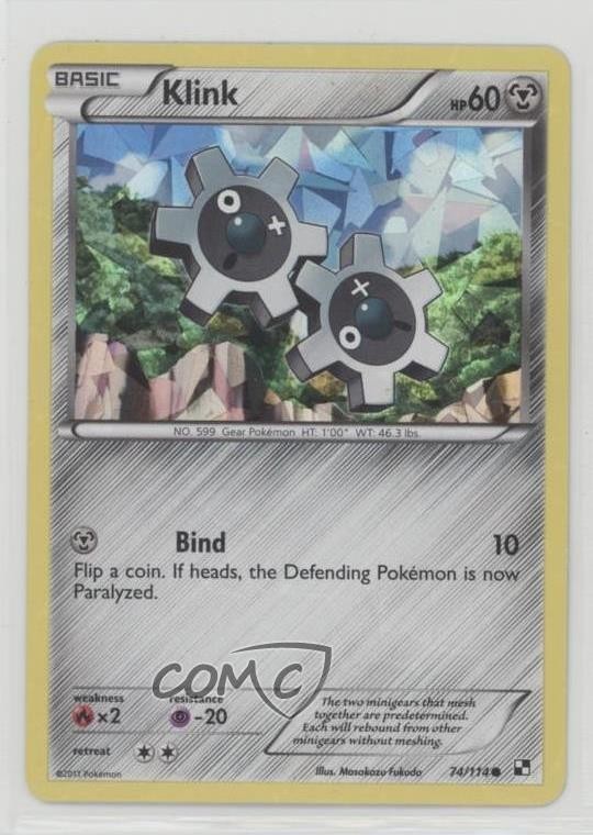 Klink Pokemon Black & White Base Set #74