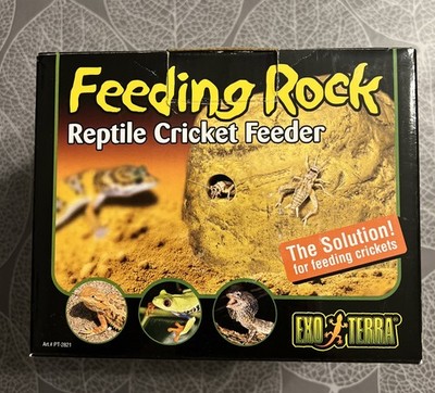 Exo Terra Feeding Rock   Futterstein zur Grillen Fütterung Reptilien Futter