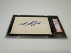 Enos Slaughter Signed Autographed Autograph Auto Baseball Index Card — photo 1