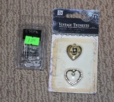 Prima Marketing Vintage Trinkets       plus  metal frames creative impressions