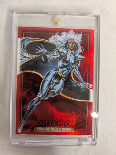 STORM 2024 '92 Marvel Masterpieces PMG Platinum Red Precious Metal Gems 016/100 - Picture 24 of 24