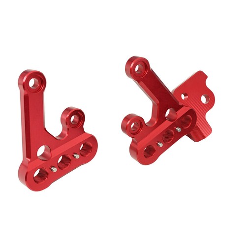 Red Footrest Foot Peg Pedal Mount Bracket Brace Kit Set   For surron For Segway - Picture 13 of 13