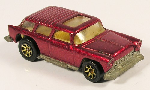 HOT WHEELS CLASSIC 55 CHEVY NOMAD CHEVROLET WAGON MALAYSIA METAL BASE - Picture 4 of 5