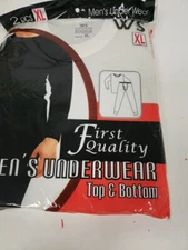 Unbranded Mens 2 Pc Thermal Set Top & Bottom Sz XL New In Original Packaging