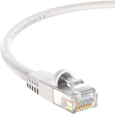 Cat6 10FT Patch Cord Cable 550mhz Ethernet Internet Network LAN RJ45 UTP White