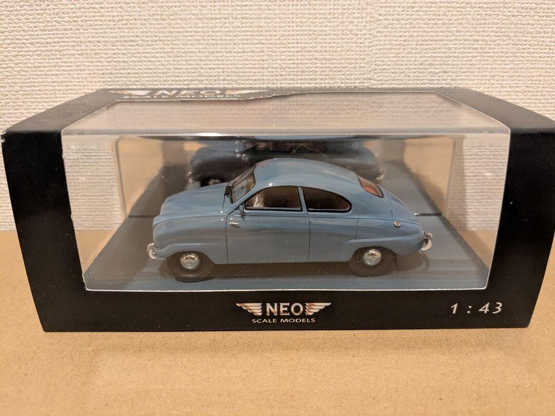 NEO 1/43 サーブ 92 SAAB 92 ブルー ミニカー NEO 1/43 Saab 92 SAAB 92 Blue Minicar Neo Scale Models | eBay