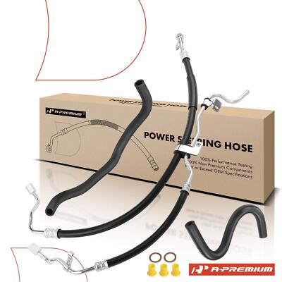 #ad A Premium 3x Power Steering Pressure amp; Return Reservoir Line Hose for Subaru GAS $120.99