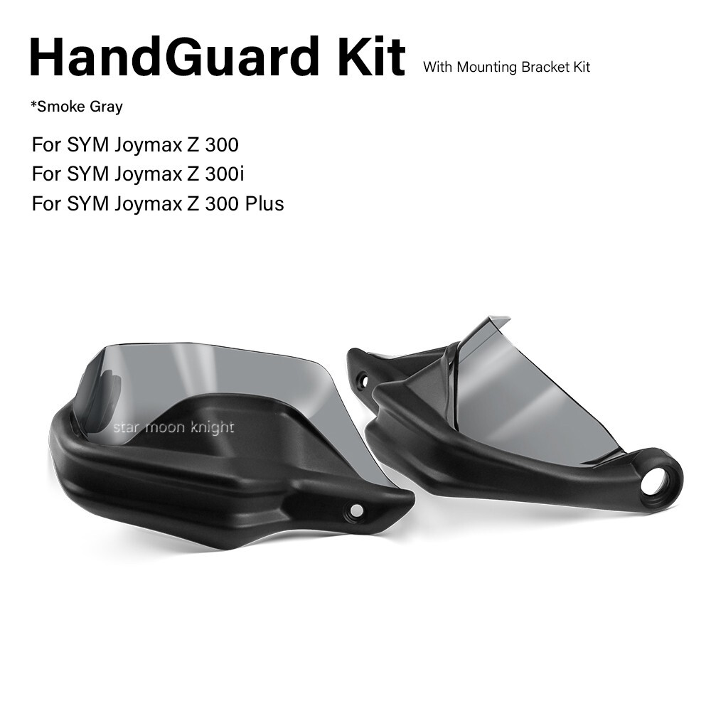Handbescherming Motorcycle Handguard Shield Hand Guard Protector Voorruit Voor SYM Voor CRUISYM 150 180 300 Voor GTS 300i Voor JOYMAX Z300 Stuurbeschermers (Kleur : zwart