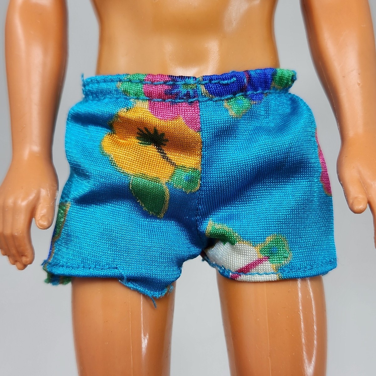 VINTAGE 1987 MATTEL ISLAND FUN KEN BARBIE DOLL # 4060 BEACH BLONDE