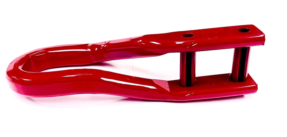 Ganchos de reboque de recuperação frontal 2020-2026 GMC Sierra 2500HD 3500HD 84196516 VERMELHO FABRICANTE DE EQUIPAMENTO ORIGINAL GM - Imagem 3 de 4